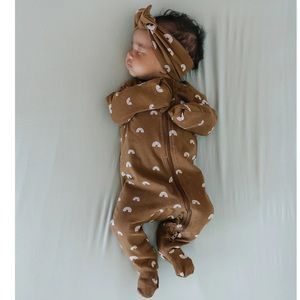 Mebie baby 2 way zipper Pjs